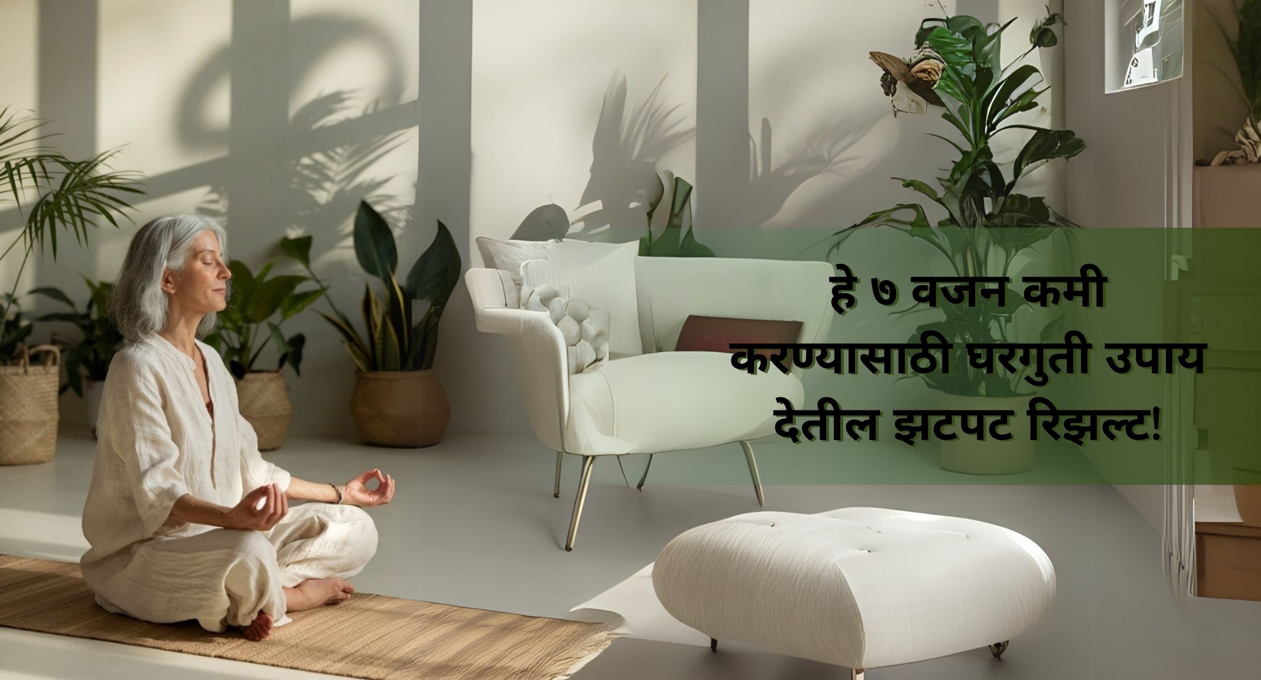 वजन कमी करण्यासाठी घरगुती उपाय
